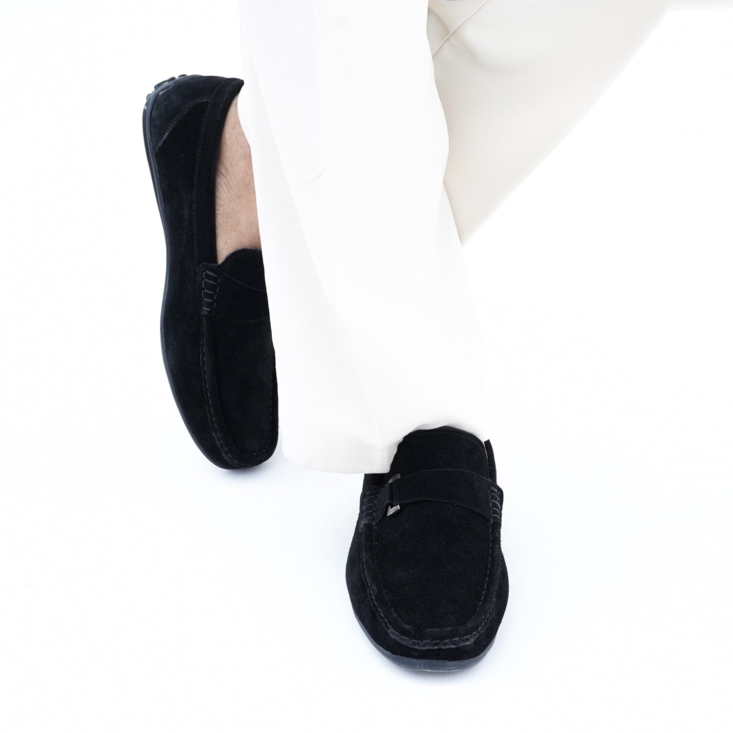 SUEDE LOAFERS