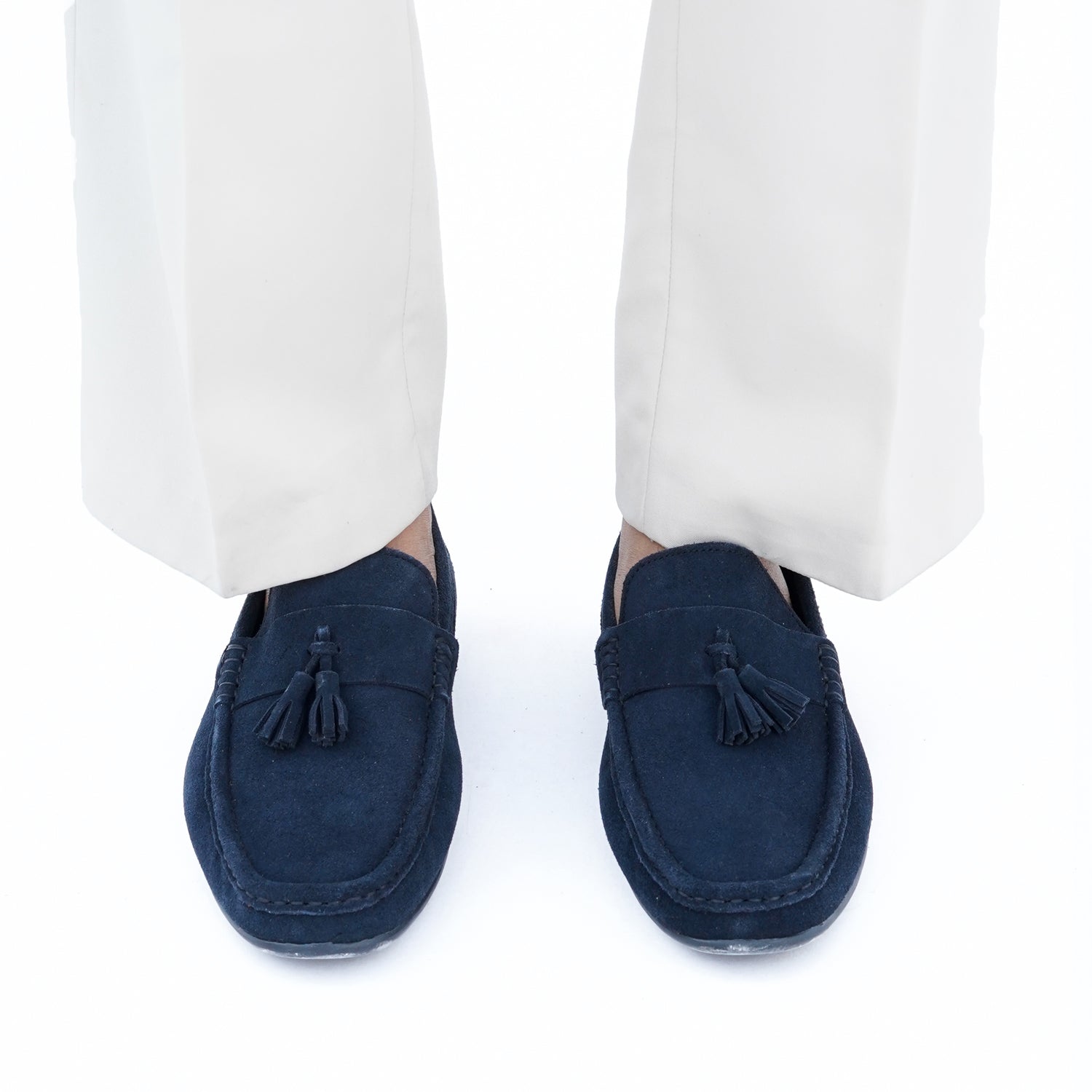 TASSEEL LEATHER MOCCASINS