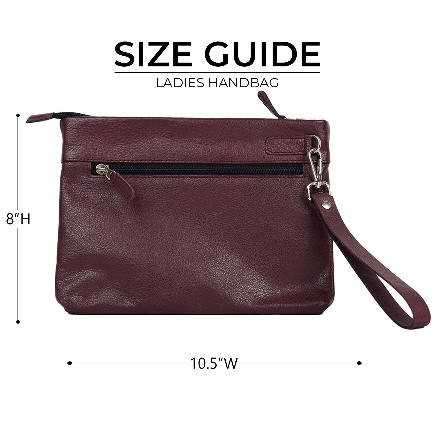 Hand pouch-Maroon