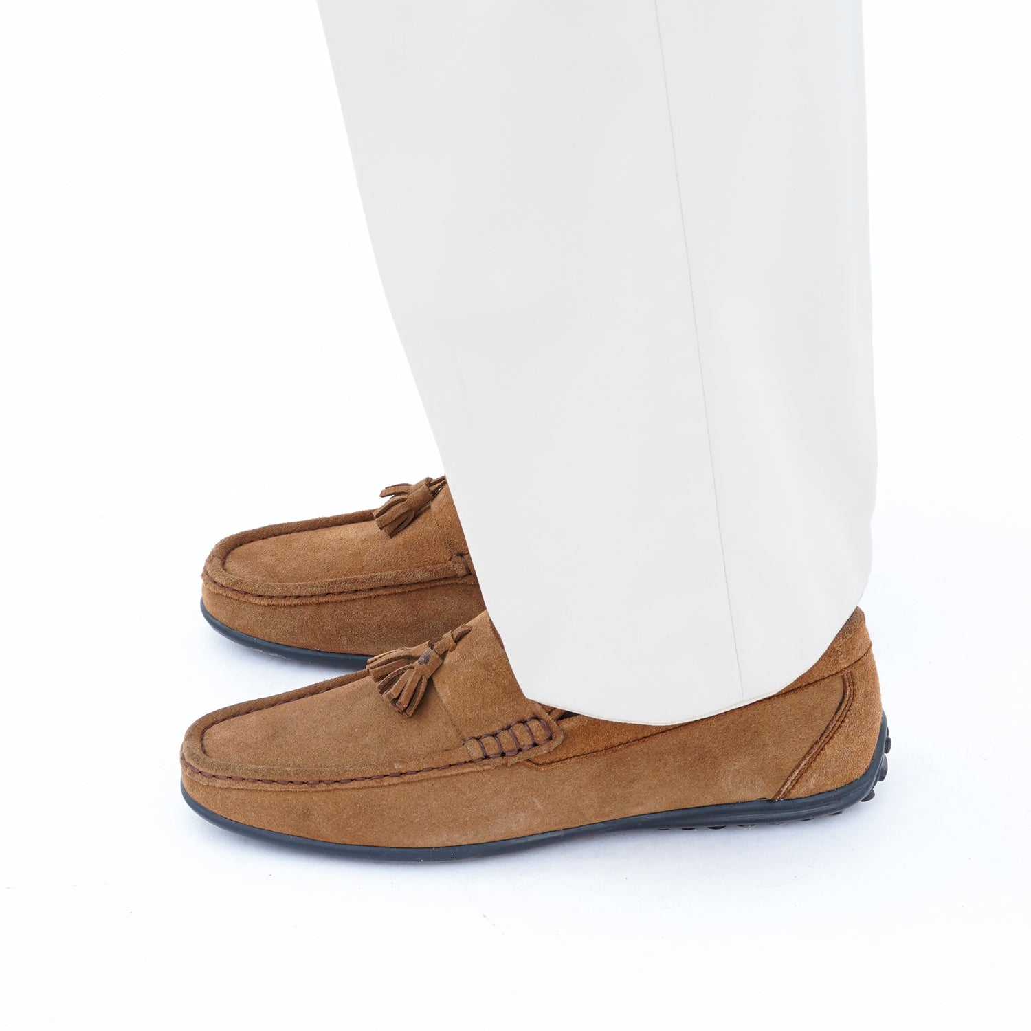 TASSEEL LEATHER MOCCASINS