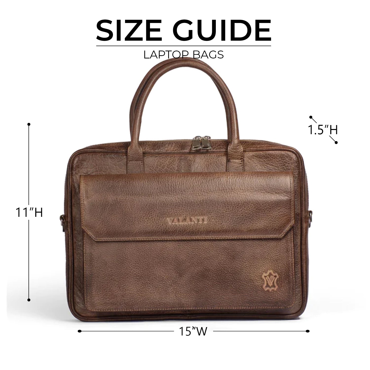 Elegance Leather Bag - Brown