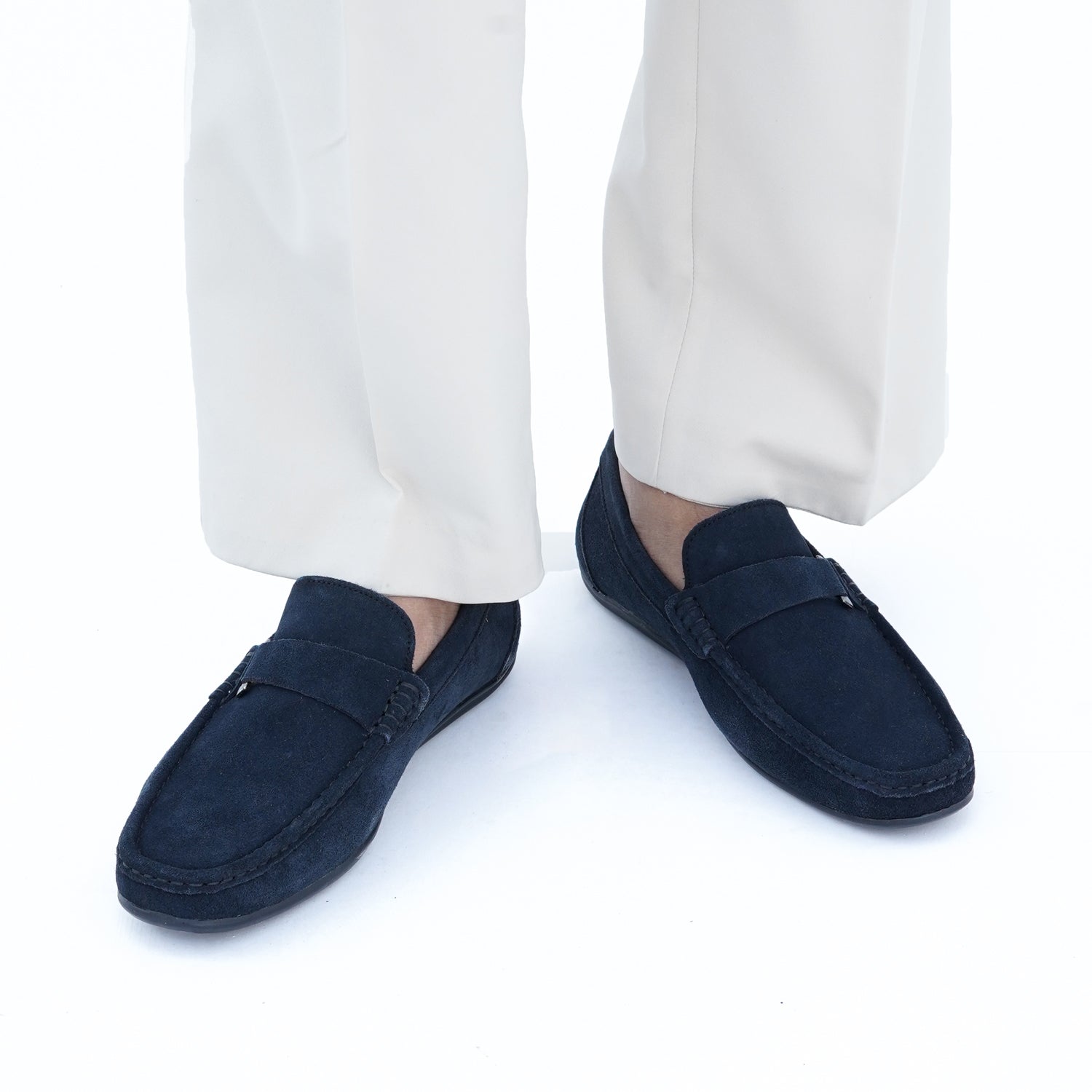 SUEDE LOAFERS