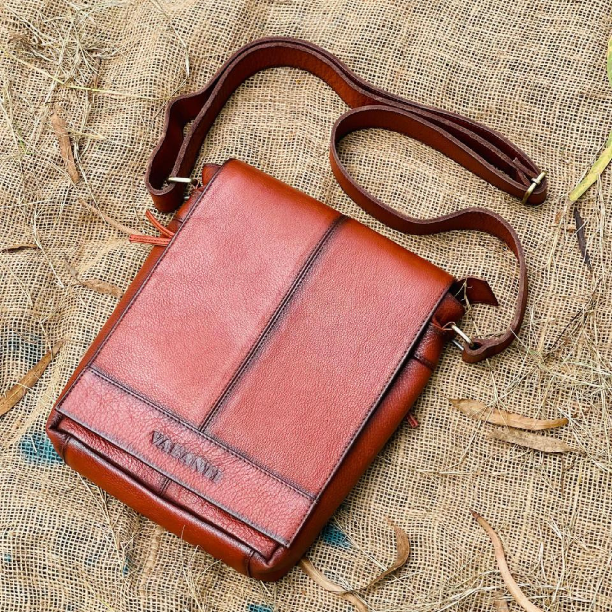 Cross body bag- Big Tan