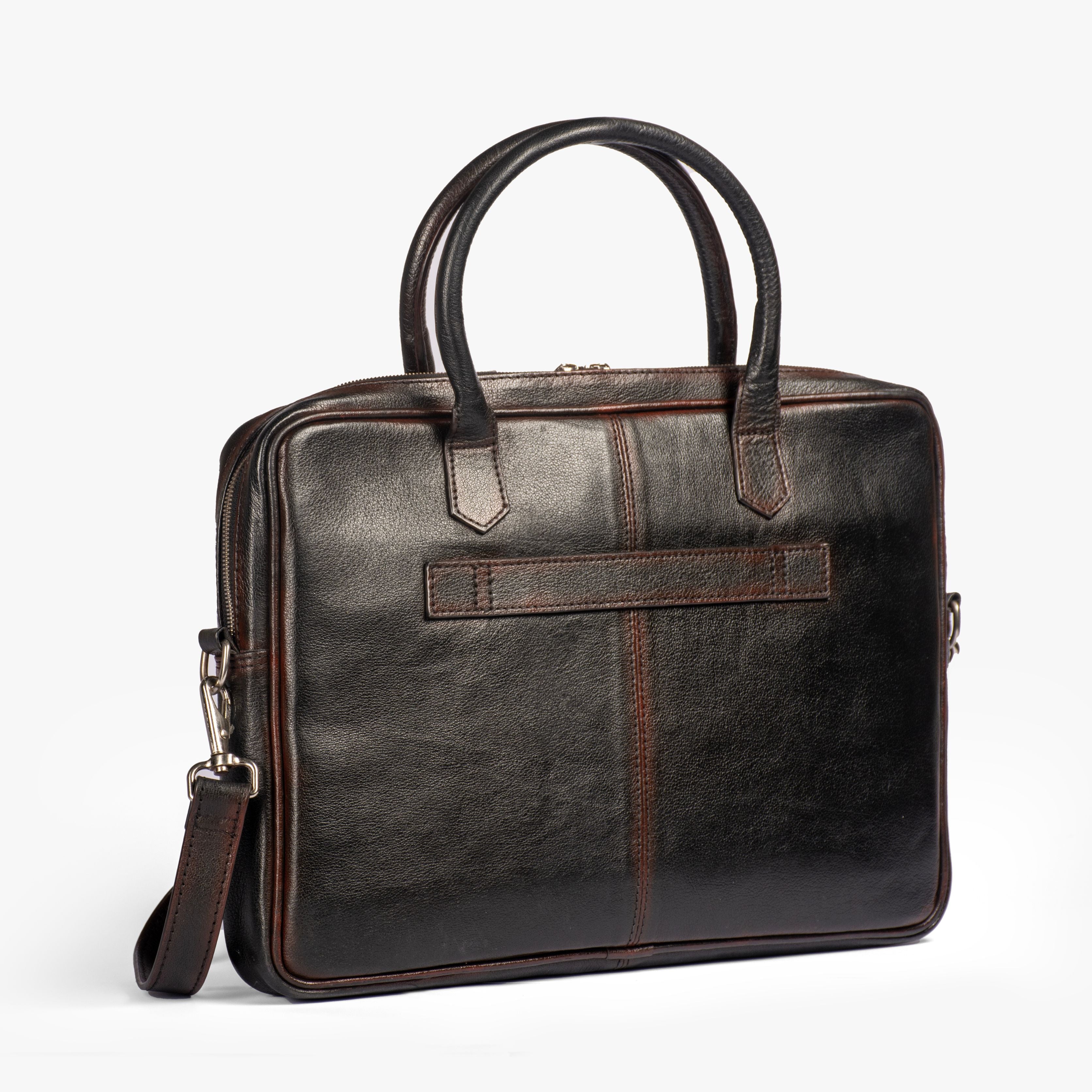 Elegance Leather Bag - Dark Brown