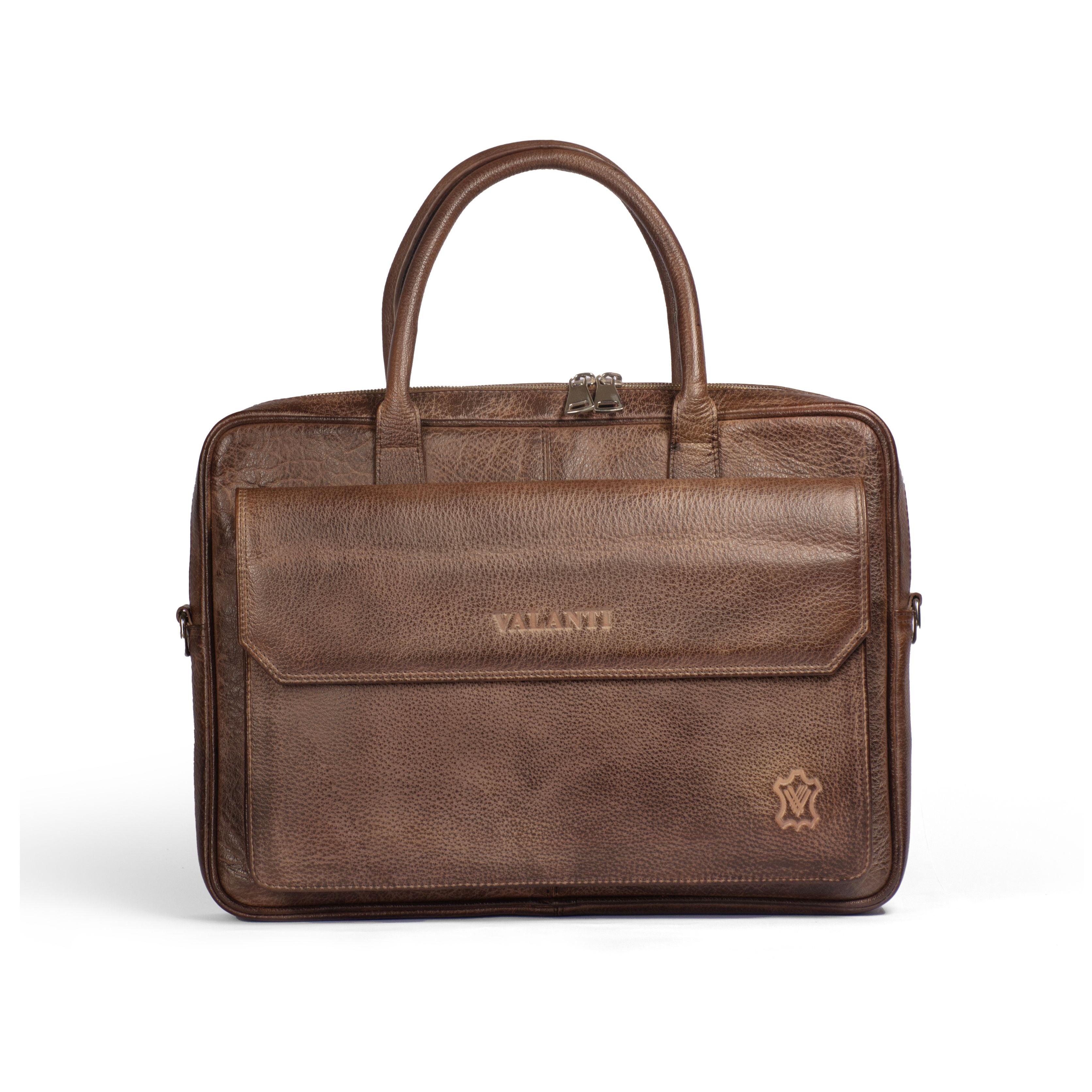 Elegance Leather Bag - Brown