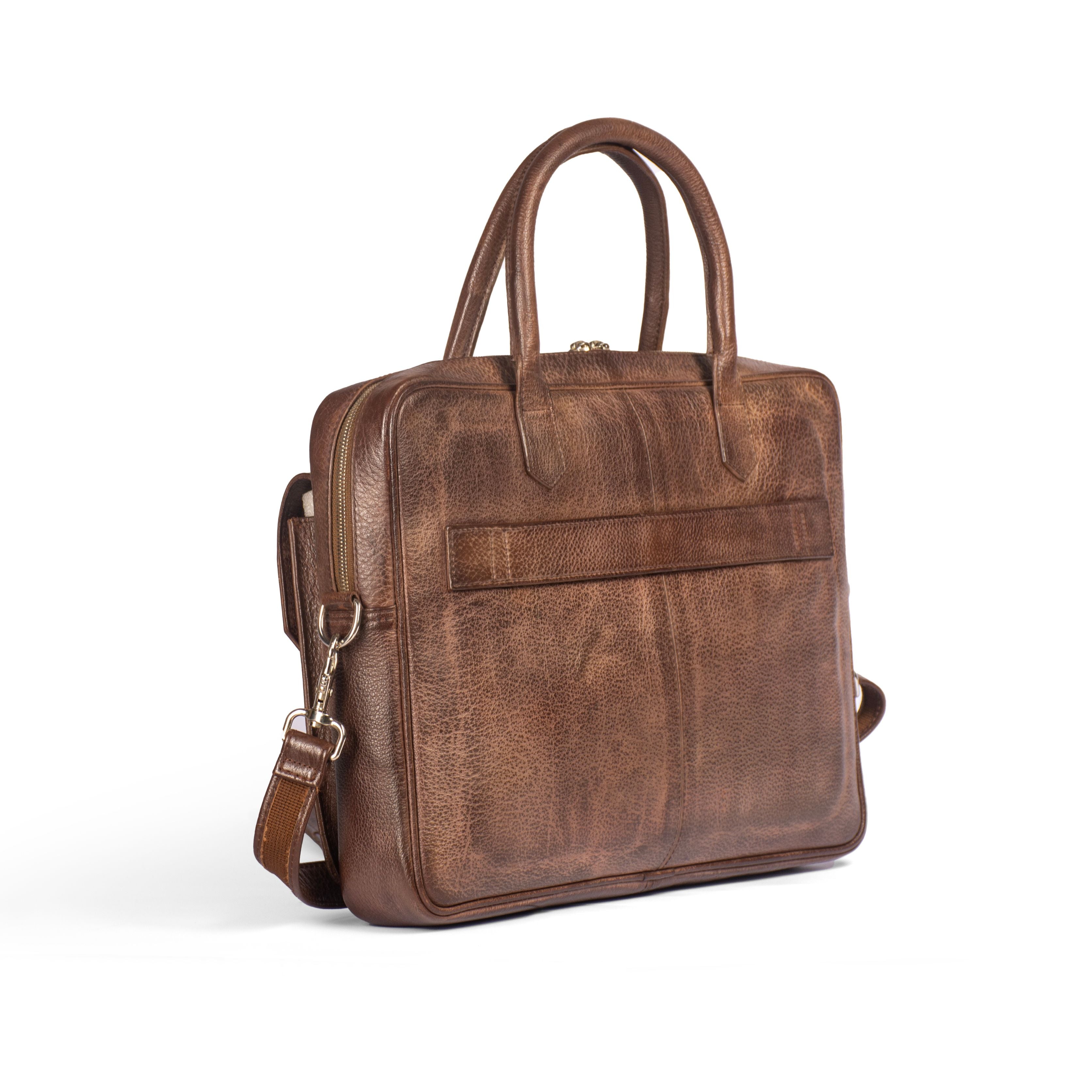 Elegance Leather Bag - Brown