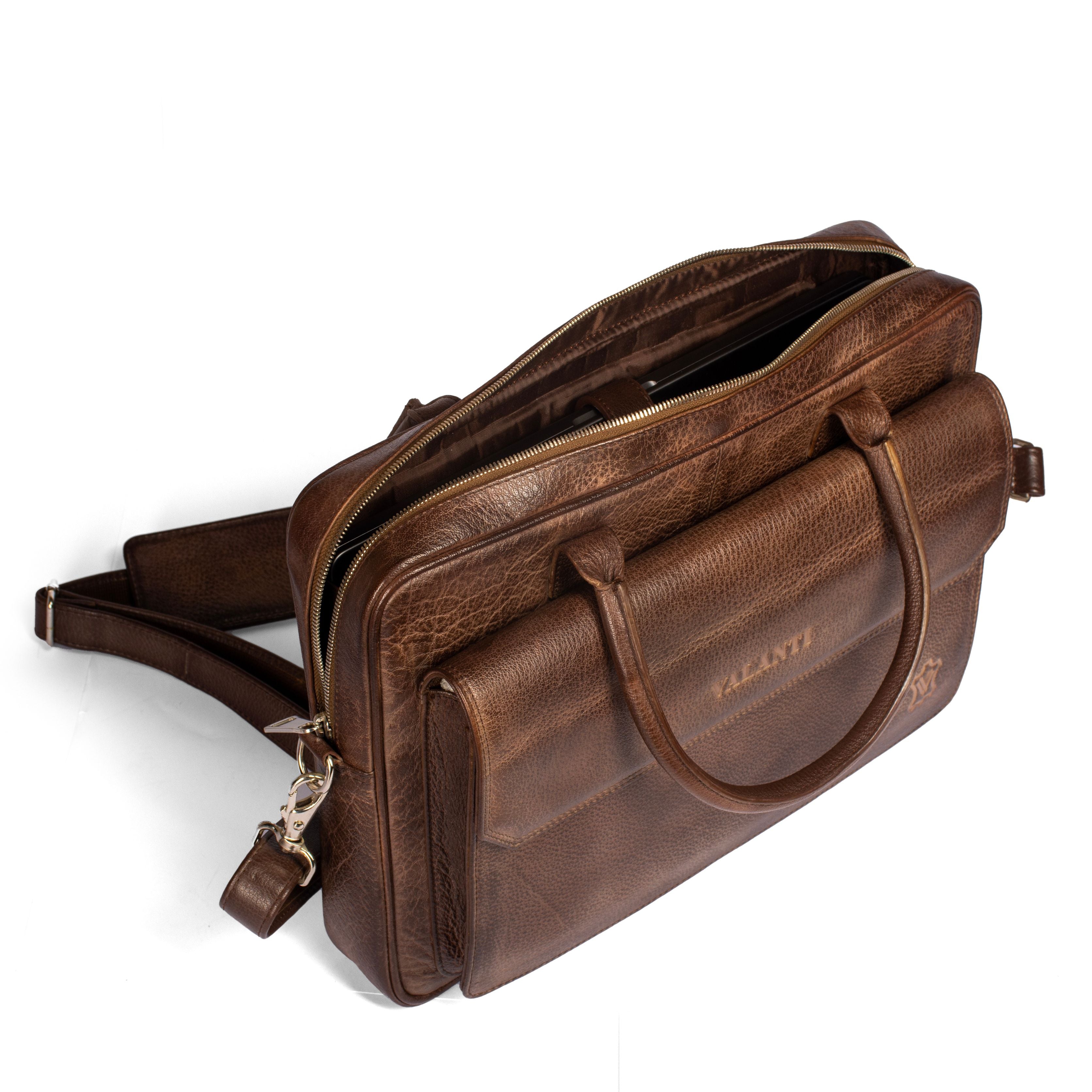 Elegance Leather Bag - Brown