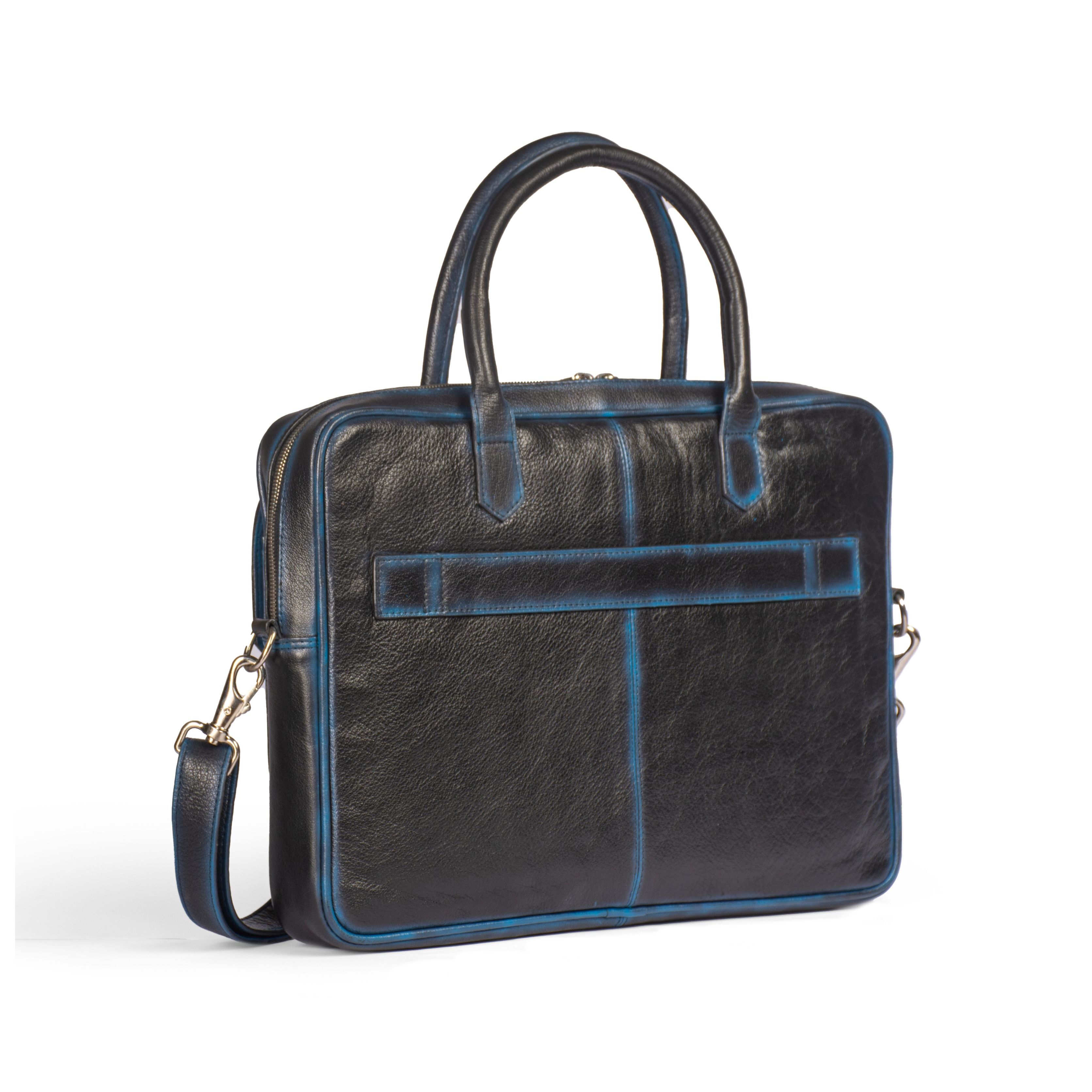 Elegance Leather Bag - Blue